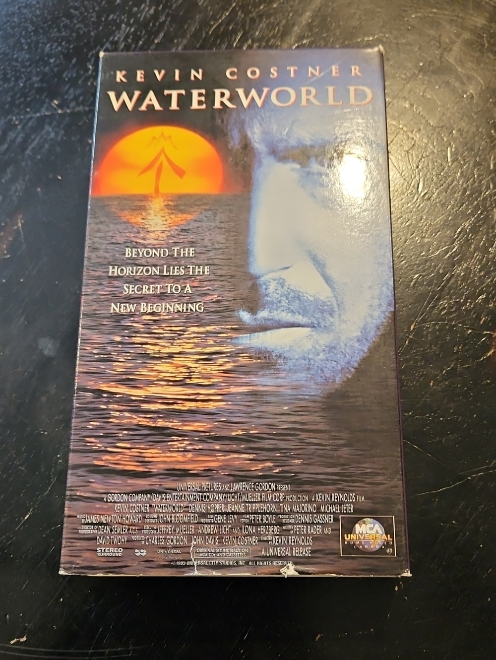 Universal Waterworld VHS Cassette Tape - Used